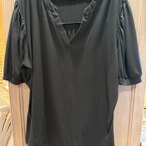 Chic 2X Black Women's Blouse